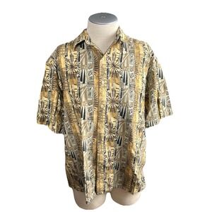 Riscatto mens Shirt XL Italy short sleeve Button Down